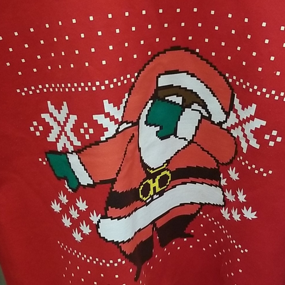 Santa Doing The Dab Sweatshirt Size Small - Picture 2 of 5